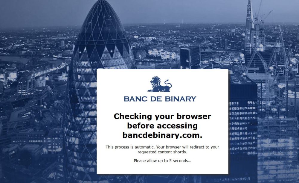 Webseite von bancdebinary.com